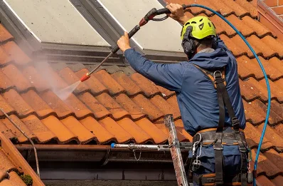 Démoussage et hydrofuge de toiture à Alleins